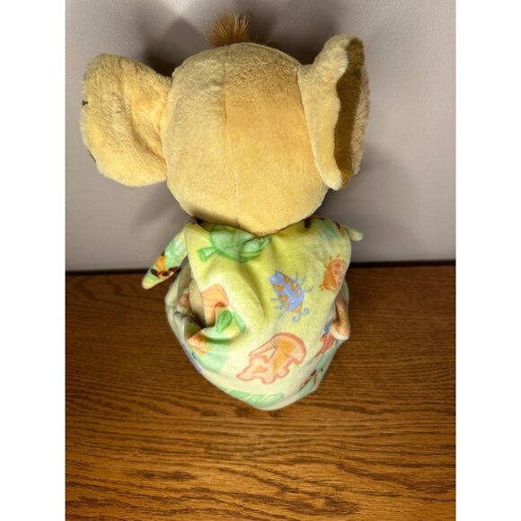Disney Parks Babies Simba Lion King Baby Plush with Blanket Pouch Blankie 10" - Picture 2 of 2